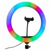 Кільцева світлодіодна лампа RGB LED RING MJ26 26 см з утримувачем телефону, кільцева лампа велика