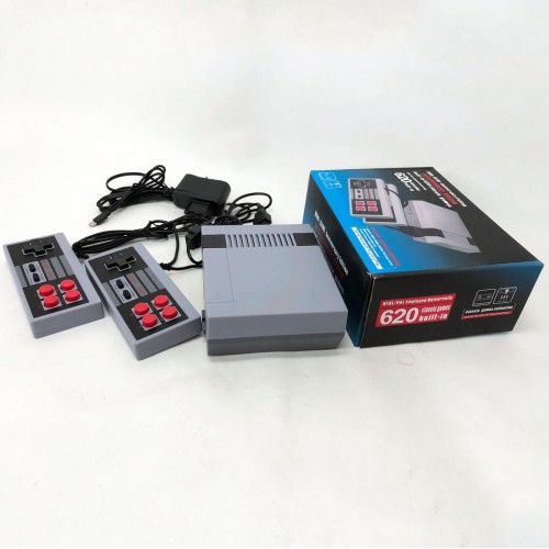Ігрова приставка GAME NES 620 / 7724 два джойстики 620 вбудованих ігор 8bit Av-Вихід, приставки денді