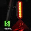 Велосипедний ліхтар акумуляторний LEADBIKE LD80-6LED з лазерною розміткою ліхтар, Ліхтар стоп