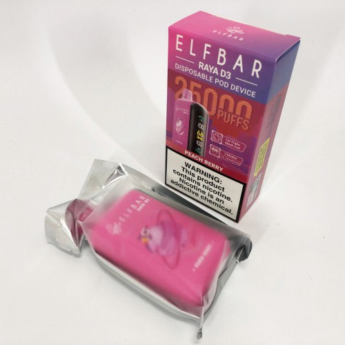 Elf Bar Raya D3 25000. Персик Ягоди (Peach Berry)