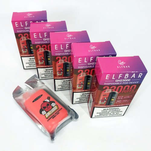 ELF BAR GH 23000 5%. Полунично-кавунова жуйка (Strawberry Watermelon Bubble Gum)