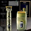 Провідний професійний набір машинка для стрижки та шейвер VGR V-649, Чоловічий акумуляторний тример