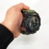 Годинник наручний чоловічий SKMEI 1155BAG, годинник тактичний протиударний, армійський годинник. Колір: зелений