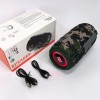 Bluetooth-колонка TG657 з RGB підсвічуванням 1500 mAh, Гучна блютуз колонка. Колір: камуфляж