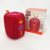 Портативна Bluetooth колонка TG658 8W з RGB підсвічуванням, колонка для вечірки. Колір: червоний