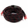 Кабель посилений 5м перехідник адаптер HDMI-HDMI тато-тато аудіо відео шнур в обмотці