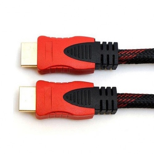 Кабель посилений 5м перехідник адаптер HDMI-HDMI тато-тато аудіо відео шнур в обмотці