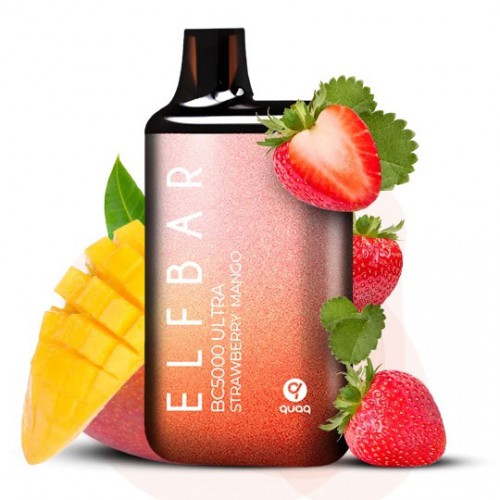 Elf Bar BC5000 Ultra. Полуниця Манго (Strawberry Mango)