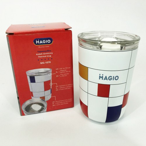 Термокухоль Magio MG-1070 0.35 л, Термокухоль для дітей, Термос для питної води, Термос для кави