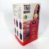 Bluetooth колонка портативна TG656 FM-радіо, акумуляторна колонка для музики. Колір: червоний