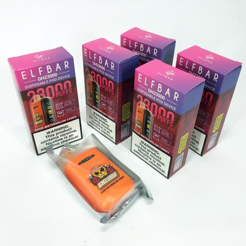 ELF BAR GH 23000 5%. Кислі Кавунові Цукерки (Sour Watermelon Candy)